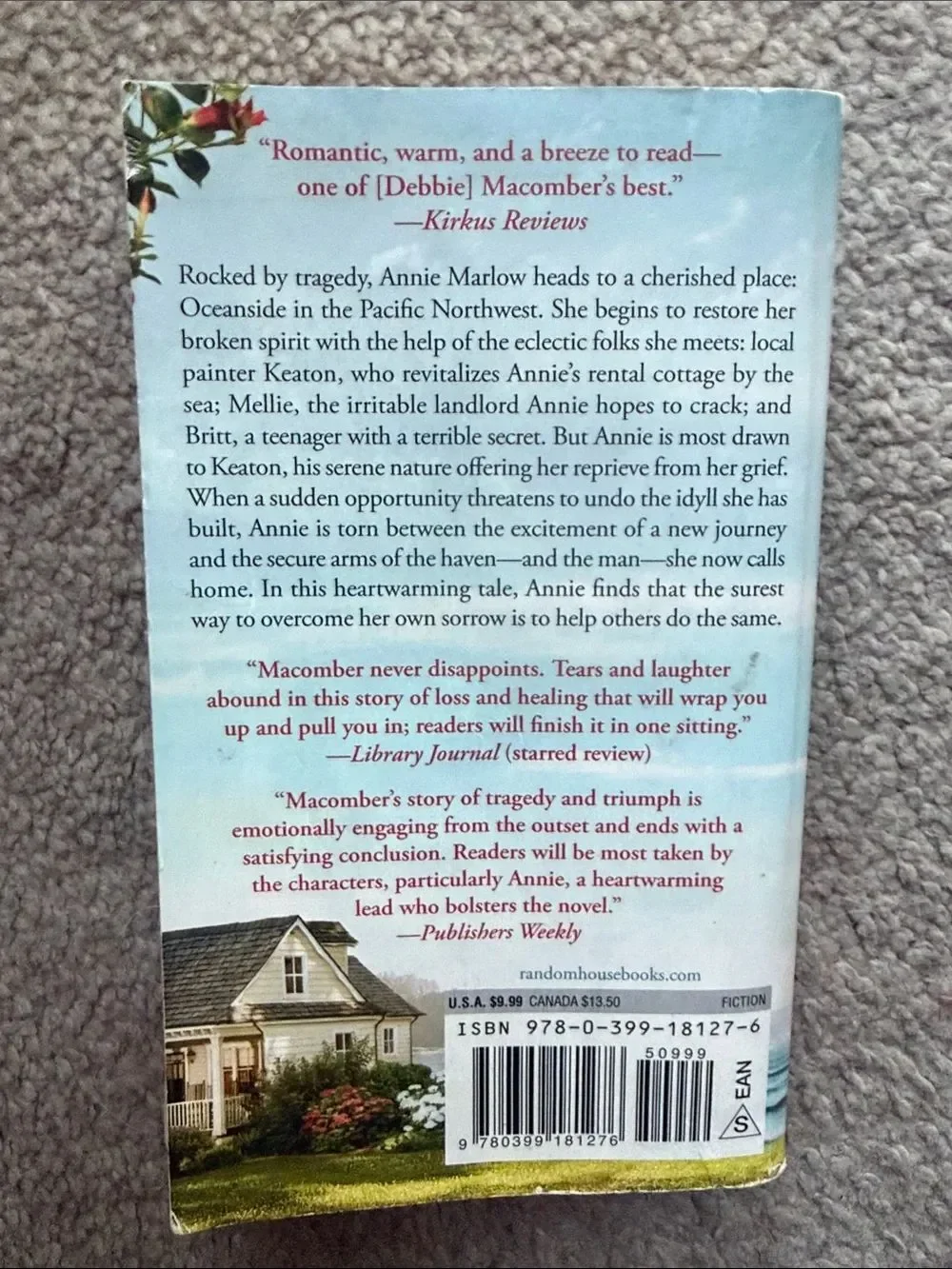 “Cottage by the Sea” a novel by Debbie Macomber!